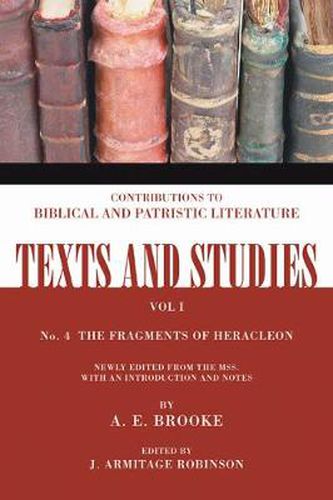 Cover image for Fragments of Heracleon