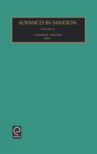 Cover image for Advances in Taxation