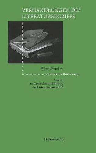 Cover image for Verhandlungen des Literaturbegriffs