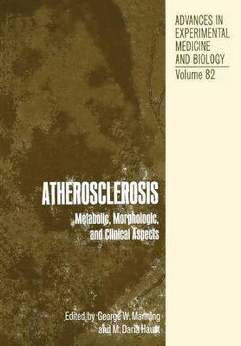 Cover image for Atherosclerosis: Metabolic, Morphologic, and Clinical Aspects