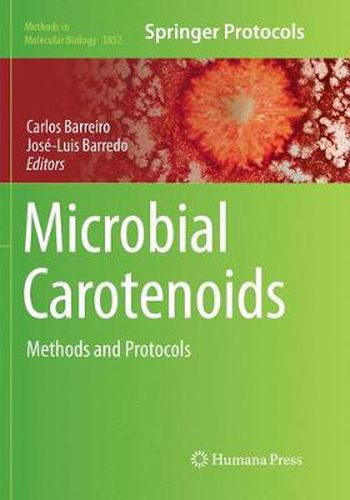 Cover image for Microbial Carotenoids: Methods and Protocols