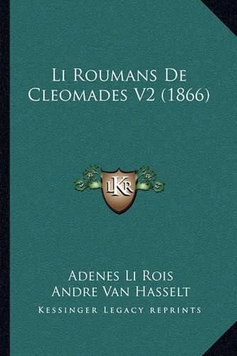 Cover image for Li Roumans de Cleomades V2 (1866)