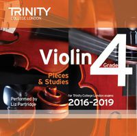 Cover image for Trinity College London: Violin CD Grade 4 2016-2019