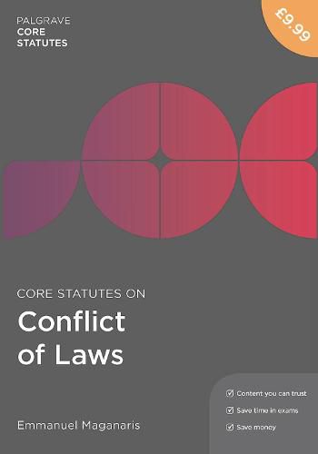 Cover image for Core Statutes on Conflict of Laws