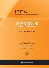 Cover image for Yearbook Commercial Arbitration, Volume XLII (2017)