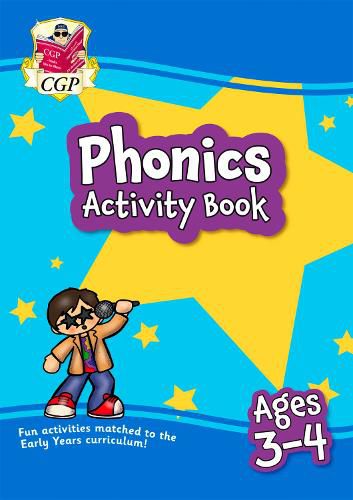 Phonics Activity Book for Ages 3-4 (Preschool)