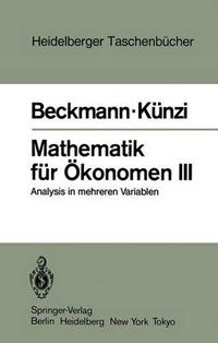 Cover image for Mathematik Feur eOmonomen III: Analysis in Mehreren Variablen