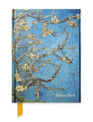 Cover image for Foiled Address Book #1 Van Gogh: Almond Blossom