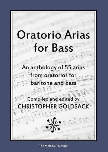 Cover image for Oratorio Arias for Bass