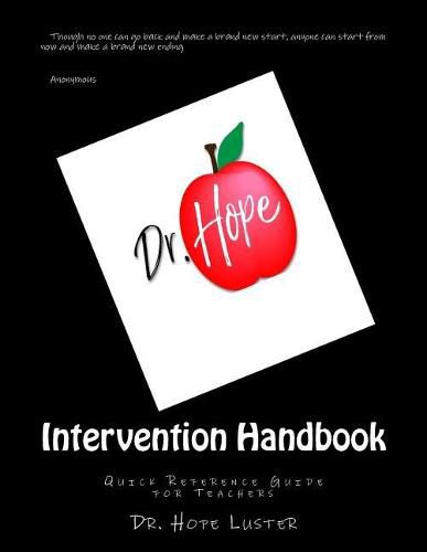 Cover image for Intervention Handbook: Quick Reference Guide for Teachers