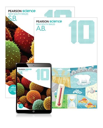 Cover image for Pearson Science New South Wales 10 Student Book, eBook and Activity Book