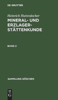 Cover image for Sammlung Goeschen Mineral- und Erzlagerstattenkunde