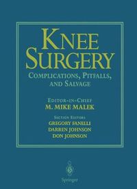 Cover image for Knee Surgery: Complications, Pitfalls, and Salvage