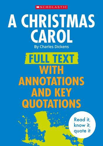 Cover image for A Christmas Carol: Full Text with Annotations and Key Quotations