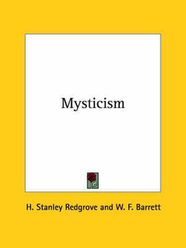 Cover image for Mysticism