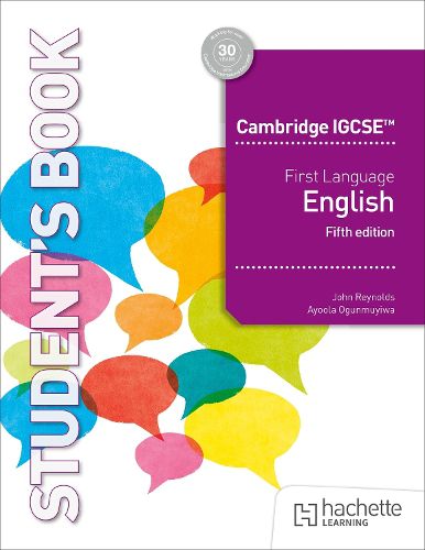 Cover image for Cambridge IGCSE First Language English Fifth Edition