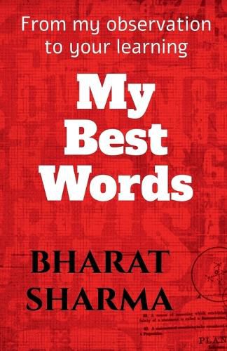 Cover image for My best words
