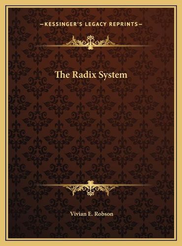 Cover image for The Radix System