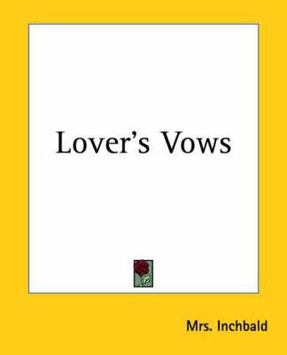 Cover image for Lover's Vows