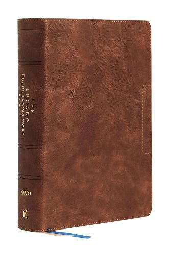 Cover image for NIV, Lucado Encouraging Word Bible, Leathersoft, Brown, Comfort Print: Holy Bible, New International Version