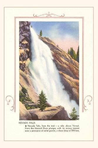 Cover image for The Vintage Journal Nevada Falls, Yosemite