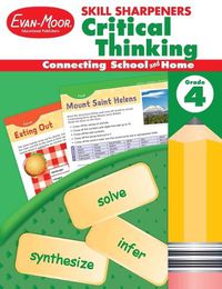 Cover image for Skill Sharpeners: Critical Thinking, Grade 4 Workbook