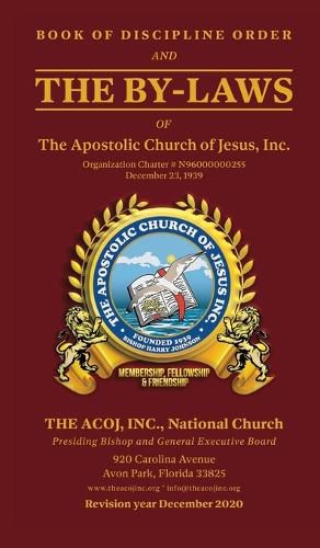 Cover image for Book of Discipline Order and the By-Laws of The Apostolic Church of Jesus, Inc.