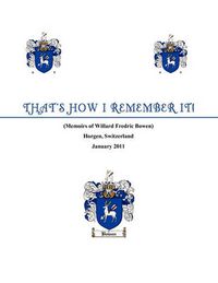 Cover image for That's How I Remember It