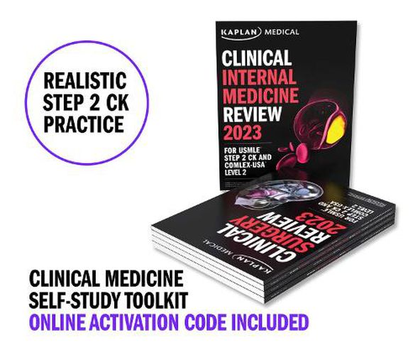 Clinical Medicine Self-Study Toolkit for USMLE Step 2 CK and COMLEX-USA Level 2: Books + Qbank