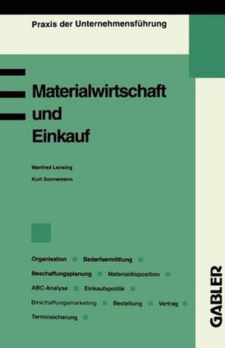 Cover image for Materialwirtschaft Und Einkauf