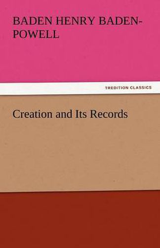 Cover image for Creation and Its Records