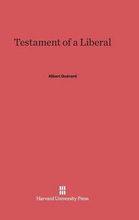 Cover image for Testament of a Liberal