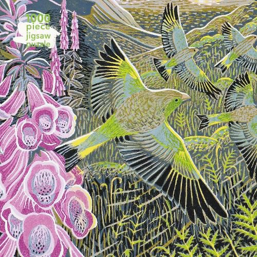 Cover image for Annie Soudain Foxglove And Finches Jigsaw 1000 Piece