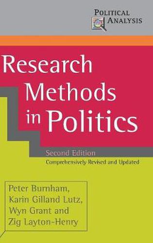 Cover image for Research Methods in Politics