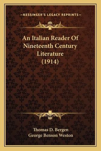 An Italian Reader of Nineteenth Century Literature (1914)