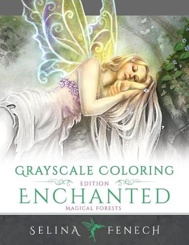 Cover image for Enchanted Magical Forests - Grayscale Coloring Edition