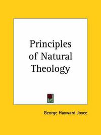 Cover image for Principles of Natural Theology (1924)