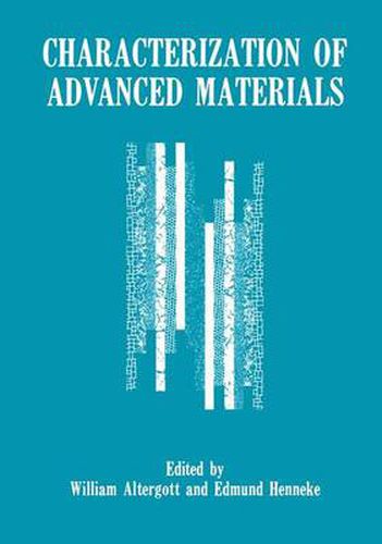 Cover image for Characterization of Advanced Materials