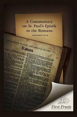 Cover image for A Commentary on St. Paul's Epistle to the Romans