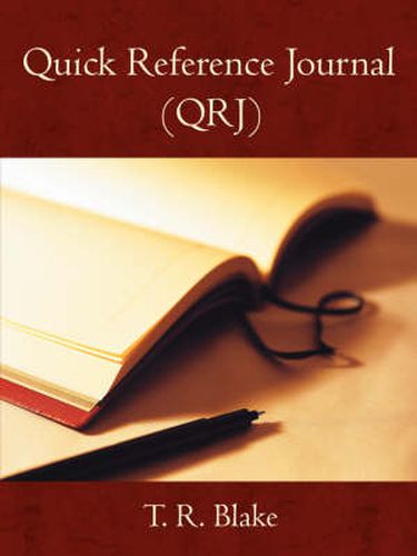 Cover image for Quick Reference Journal (Qrj)