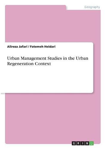 Cover image for Urban Management Studies in the Urban Regeneration Context