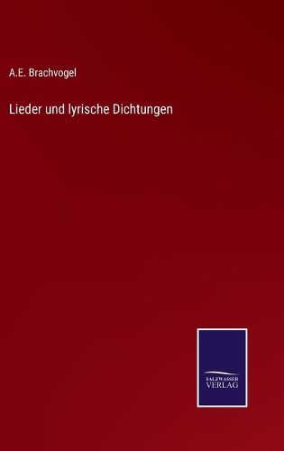 Cover image for Lieder und lyrische Dichtungen