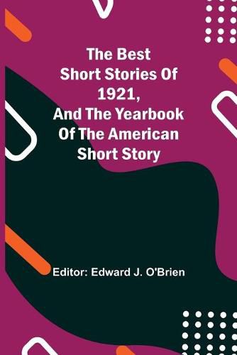 Cover image for The Best Short Stories of 1921, and the Yearbook of the American Short Story