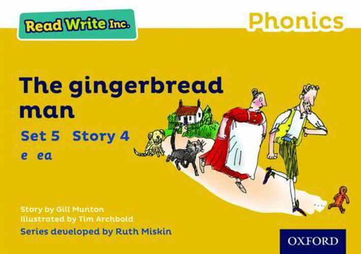 Cover image for Read Write Inc. Phonics: Yellow Set 5 Storybook 4 The Gingerbread Man