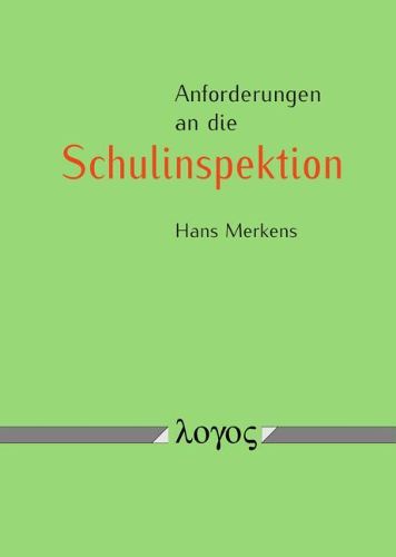 Cover image for Anforderungen an Die Schulinspektion