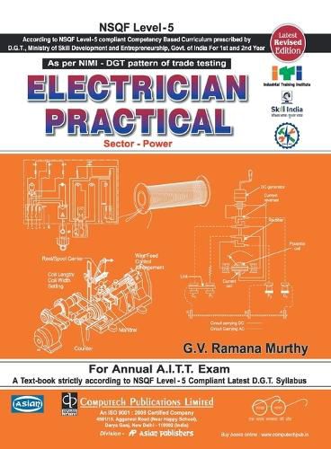 Cover image for Electrician Practical (Nsqf - 5 Syll.) 1st & 2nd Yr.