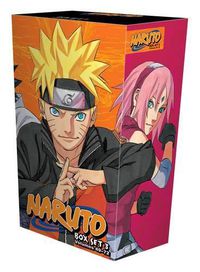 Cover image for Naruto Box Set 3: Volumes 49-72 with Premium