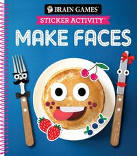 Cover image for Brain Games - Sticker Activity: Make Faces (for Kids Ages 3-6)