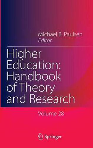 Cover image for Higher Education: Handbook of Theory and Research: Volume 28