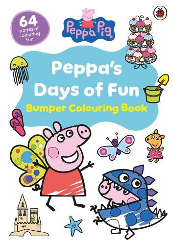 Cover image for Peppa Pig: Peppa's Days of Fun Bumper Colouring Book